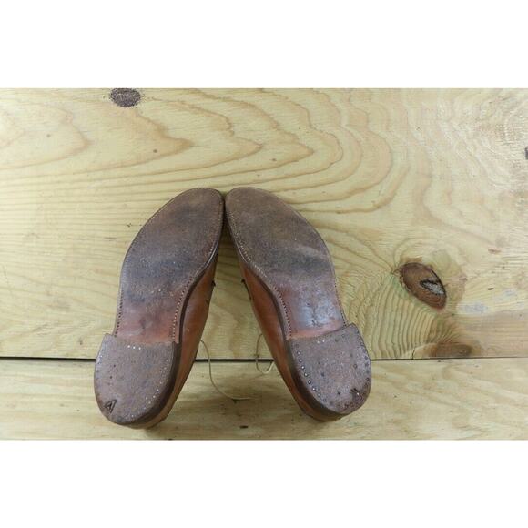 Barrie Ltd Mens Shoes 11 Brown Leather Lace Up Loafers Hand Made England Dress - Picture 7 of 9